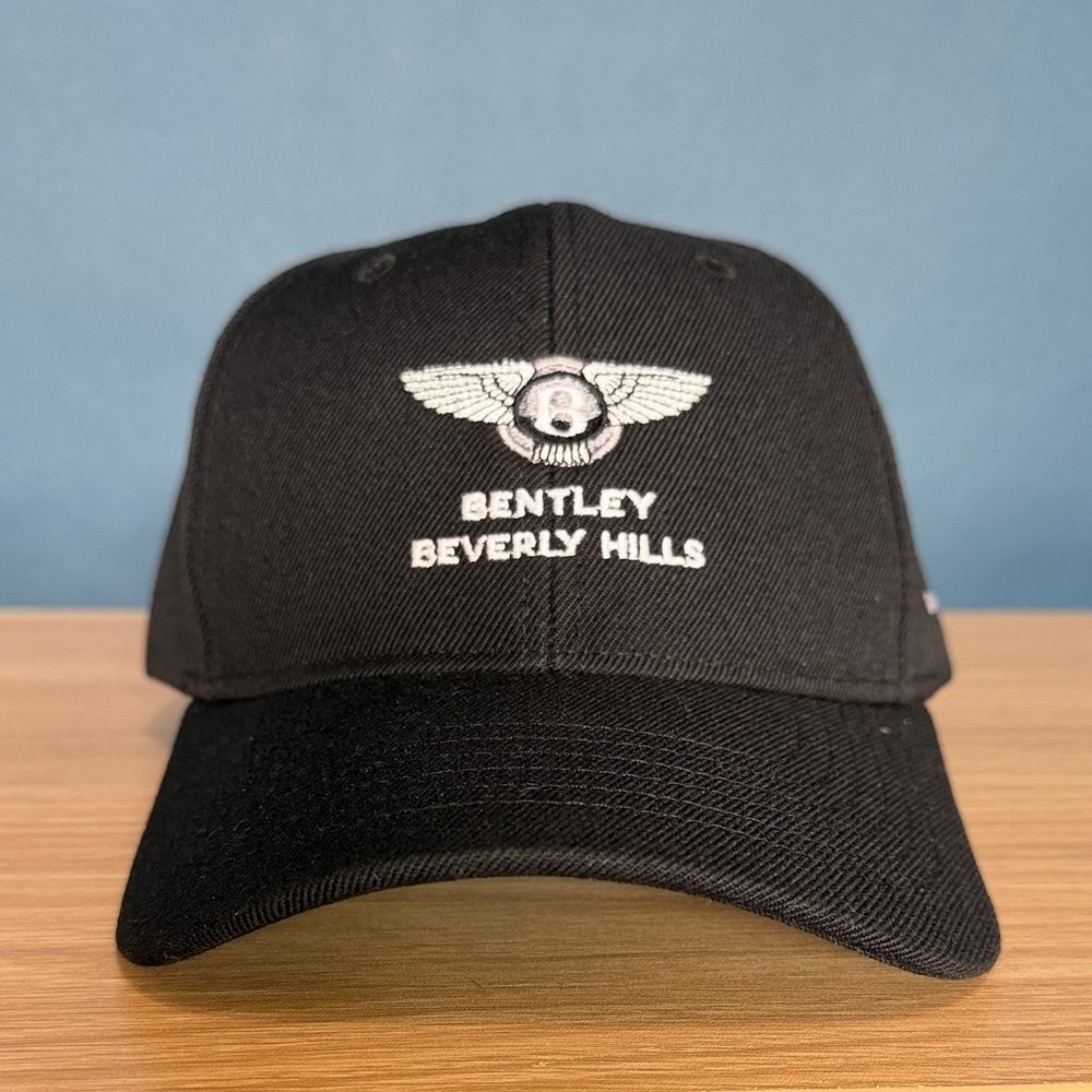 Bentley Beverly Hills Owner’s Edition Black Embroidered Baseball Cap with Velcro